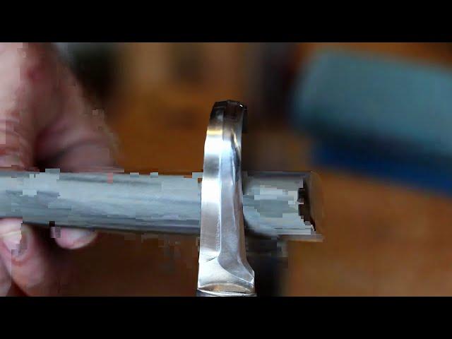 Spoonknife sharpening - From dull to razor sharp!