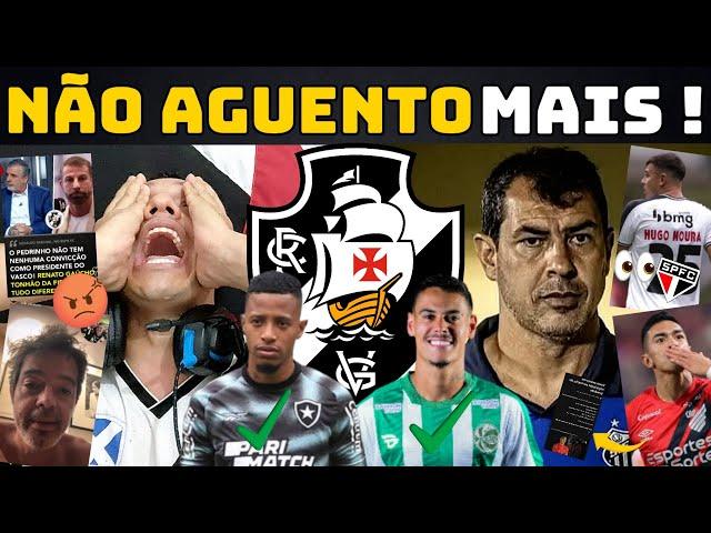 CARILLE É O NOVO TREINADOR DO VASCO/TUDO CERTO COM TCHÊ TCHÊ E ZAGUEIRO/MAZZEO E PASCOAL:PEDRINHO ?