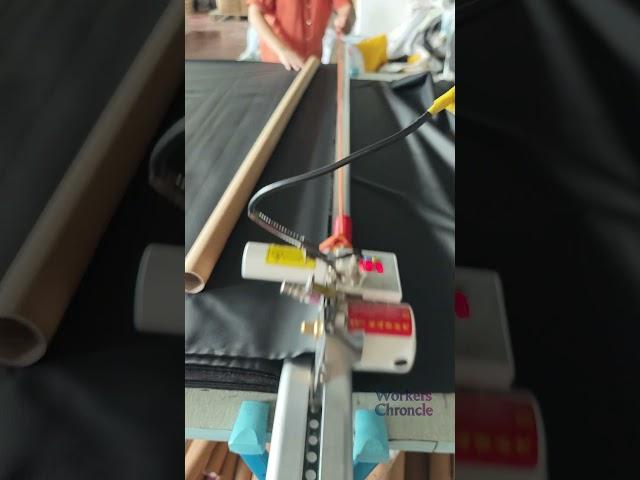 Garment production cutting process - professional cutting machine to improve efficiency