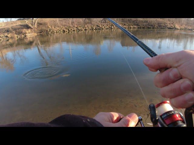 Fishing A River I've Never Fished Before in Eastern Iowa!