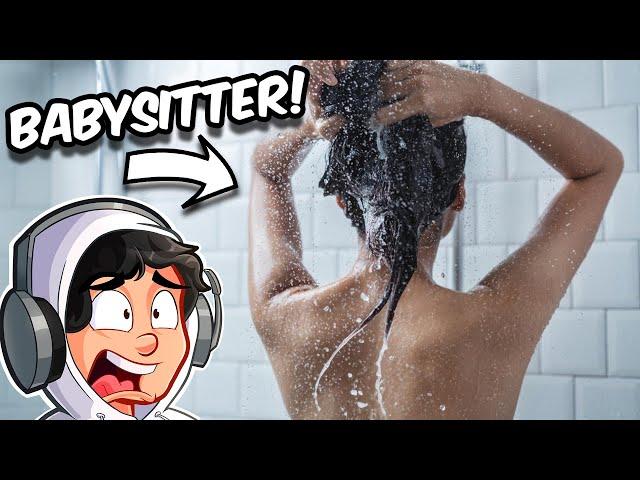 Showering With My Babysitter!