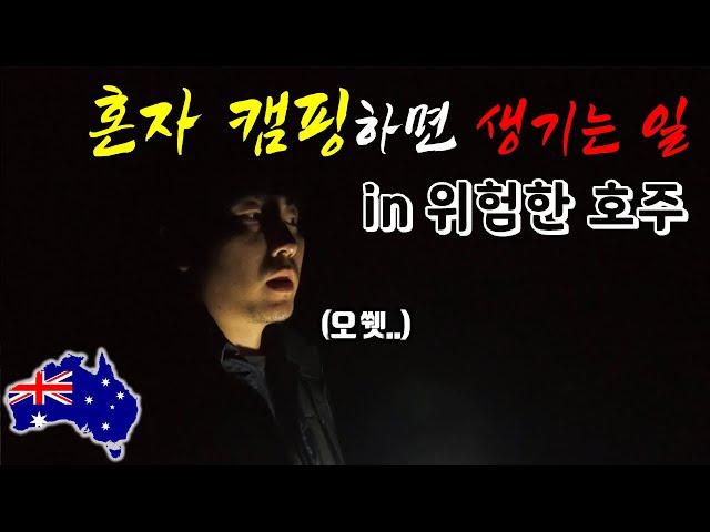 밤에 찾아온 손님. 목숨이 위험할 뻔 했습니다 | 호주 국립공원 혼자 캠핑(1-18)