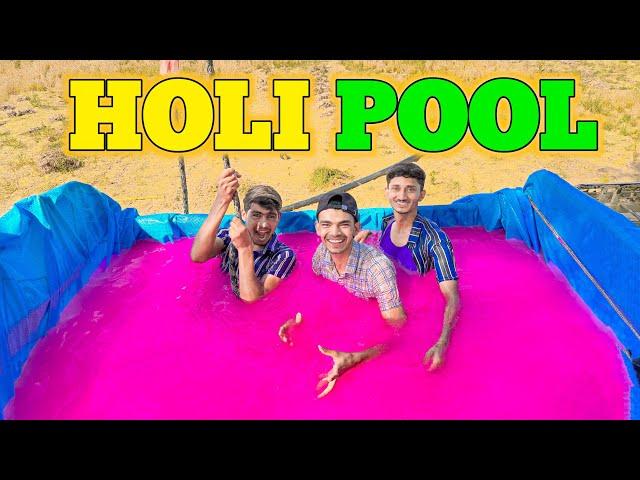 Holi special swimming pool  || होली स्पेशल स्विमिंग पुल ||  चलता फिरता स्विमिंग पूल ||