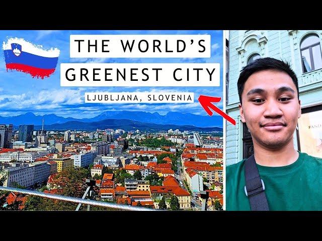  Spending 24 Hours in the WORLD'S GREENEST CITY! | Ljubljana, Slovenia