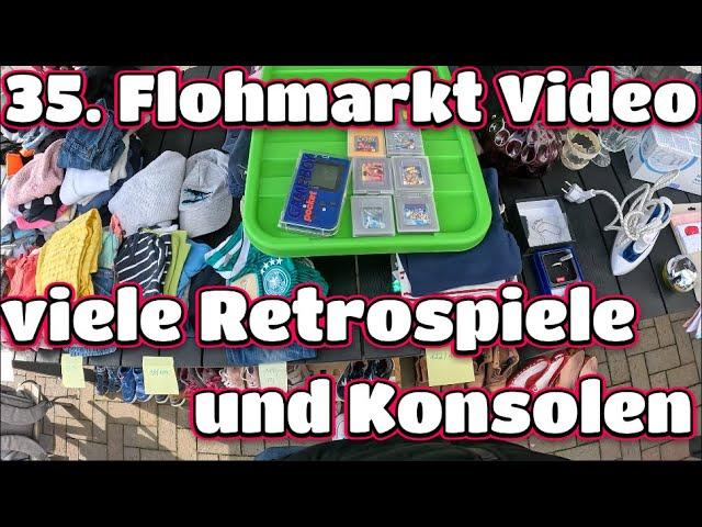 35. Flohmarkt Video /// viele Retrospiele und Konsolen /// Pokemon Mario und Donkey Kong