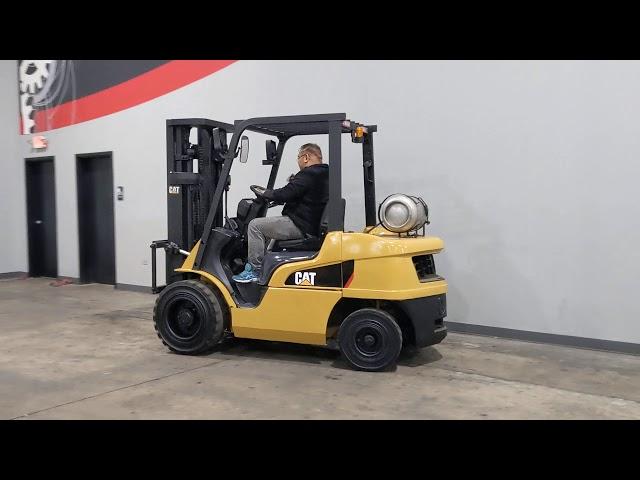 2016 Caterpillar 2P6000 6000lb Pneumatic LPG Forklift STK 8519