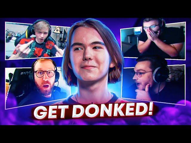 PRO PLAYERS & STRS REACT TO DONK INSANE PLAYS!