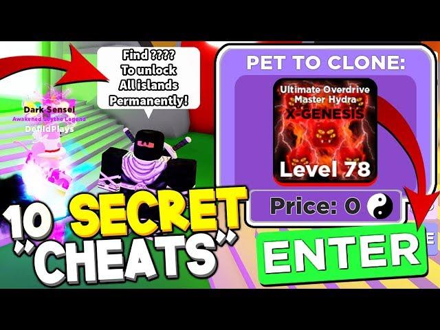 10 HIDDEN *HACKS* IN NINJA LEGENDS YOU NEED TO KNOW!! Roblox