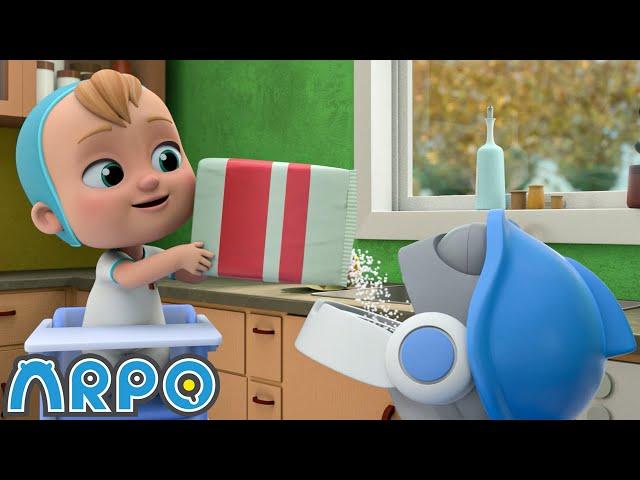 Ice Cream Arpo | ARPO the Robot | Funny Cartoons For Kids | Compilation