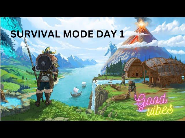 Starting From Scratch | Tribes Of Midgard Survival Mode (Day 1-4)