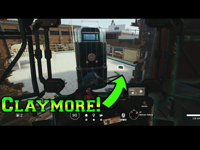 Best Clash Tactic *200IQ Claymore Trick*  - Rainbow Six Siege