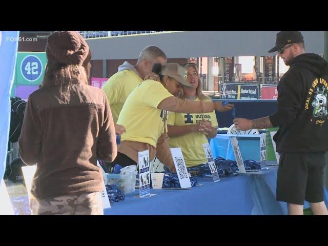 Autism Speaks Field Day for All event held at Dunkin' Park in Hartford