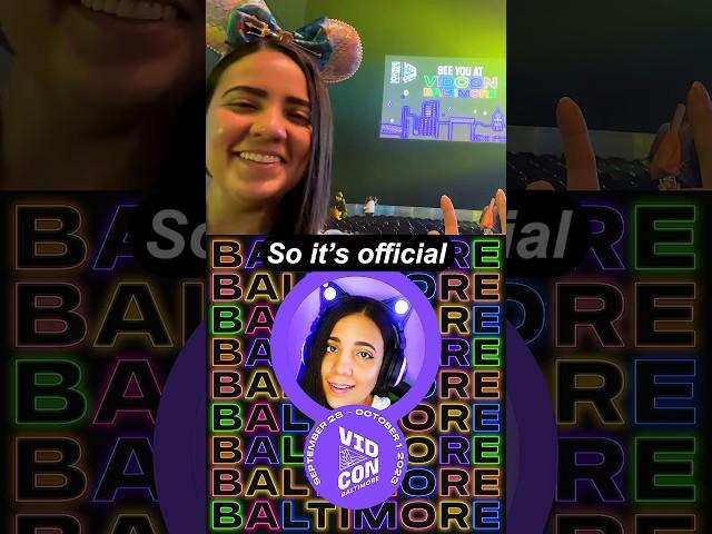 I’m a Featured Creator at VidCon Baltimore 2023!!!  #vidcon #gamingmermaid