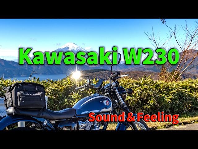 【Kawasaki W230】 メグロK3オーナーが試乗（一般道編）motor cycle sound