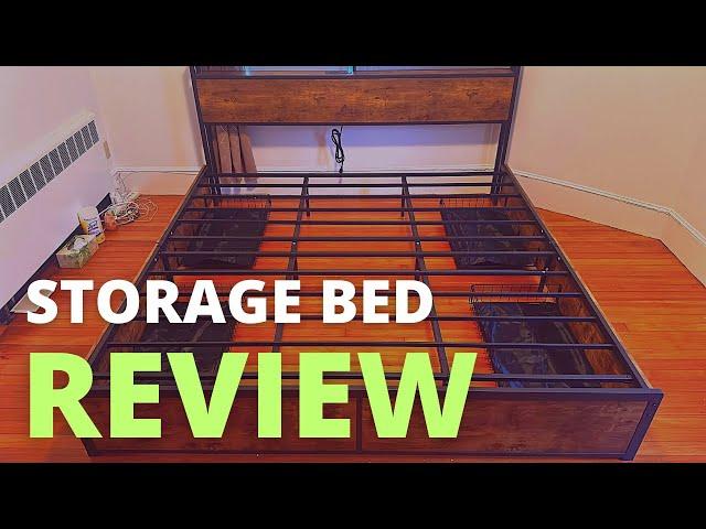 Is This 2-Tier Storage Headboard REALLY Worth the Hype? LIKIMIO Bed Frame with Storage Drawer Review