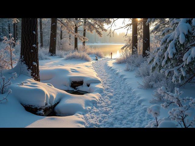 Beautiful Relaxing Music, Calm Music, Peaceful Instrumental Music️Magical Winter Wonderland ~ Relax