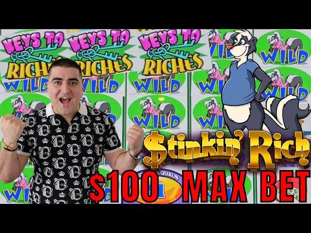 RECORD BREAKING Amount Of BONUSES & JACKPOTS On Stinkin Rich Slot