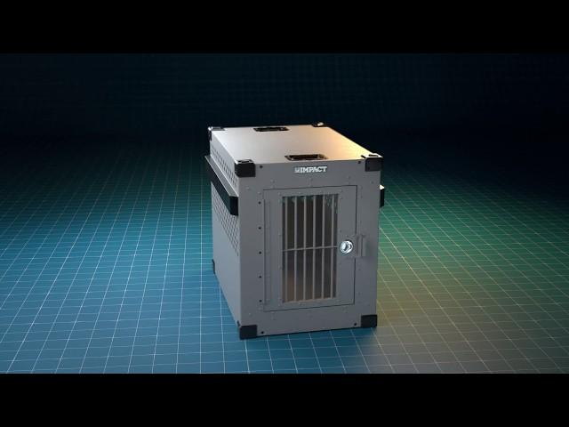 Stationary Impact Dog Crate Features