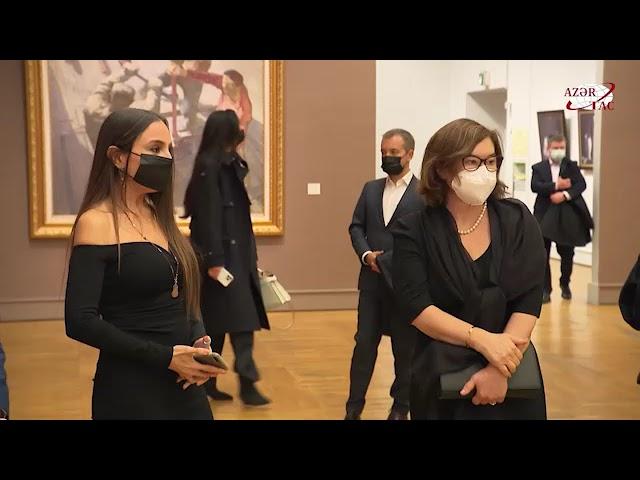 Leyla Aliyeva views “Works from the collection of the Tretyakov Gallery” exhibition in Moscow