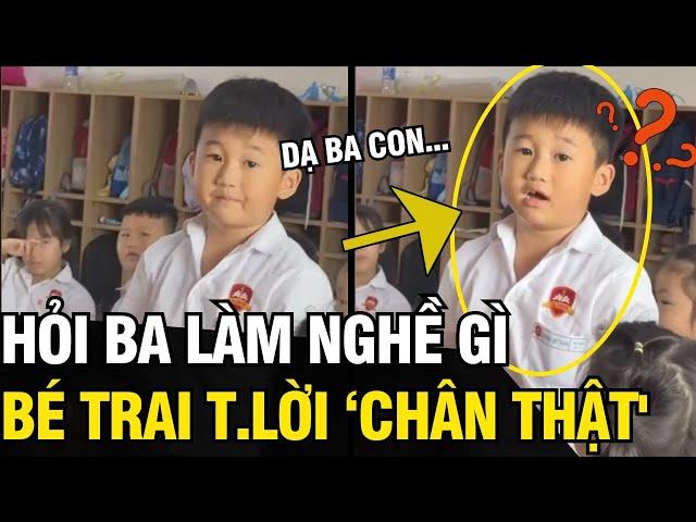 Hỏi NGHỀ NGHIỆP CỦA PH, cô giáo ngỡ ngàng với câu trả lời CHÂN THẬT ĐẾN BẤT NGỜ | Tin Ngắn 3 Phút