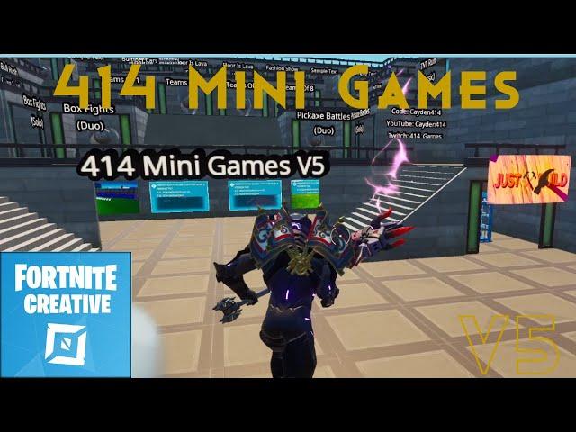 REVISITING 414 Mini Games V5 (Fortnite Creative)