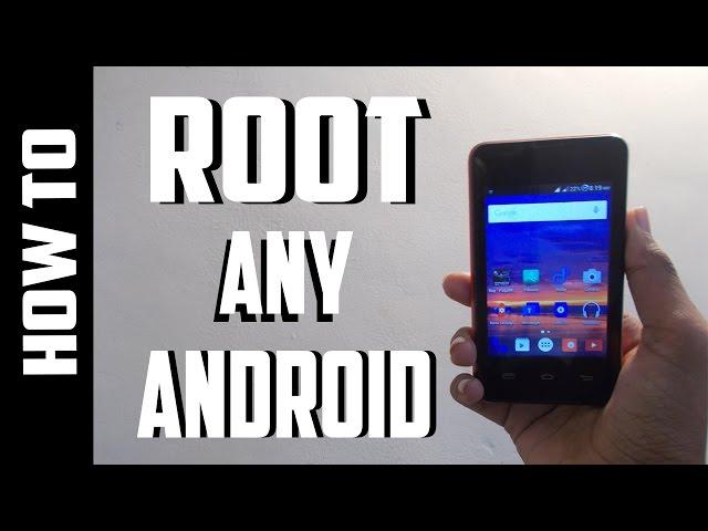 how to root any android device without a computer