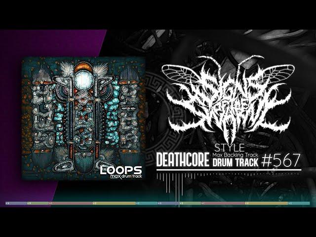 Deathcore Drum Track / Signs of the Swarm Style / 170 bpm