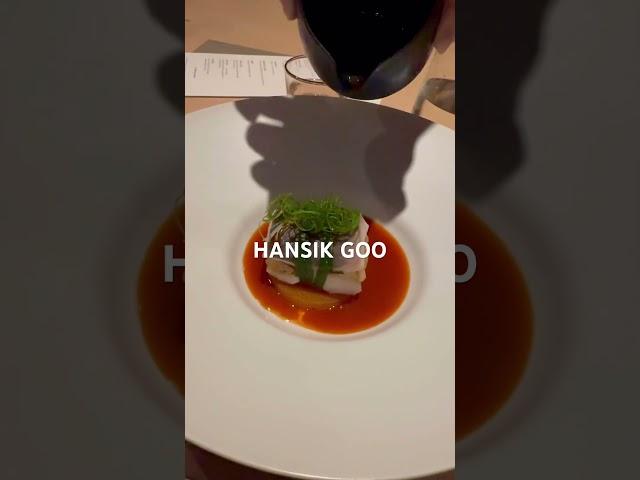 HANSIK GOO. Michelin one star Korean restaurant. Central, Hong Kong.