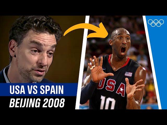 Pau Gasol looks back at THAT match vs Kobe & the Redeem Team!