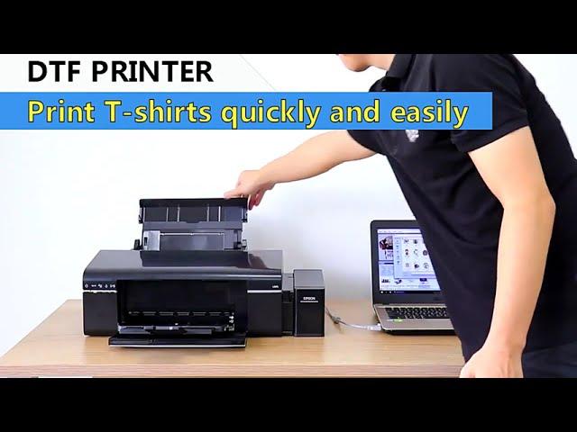 DTF L805/L800 printer automatic A4 size printer How To Print DTF Film ?