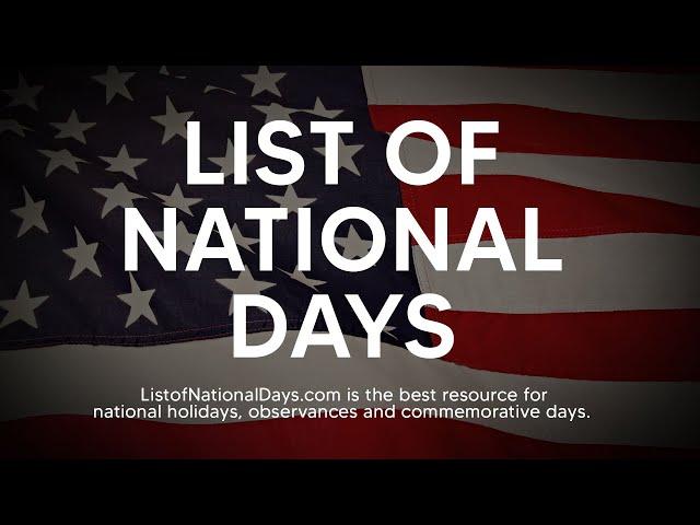 List of National Days