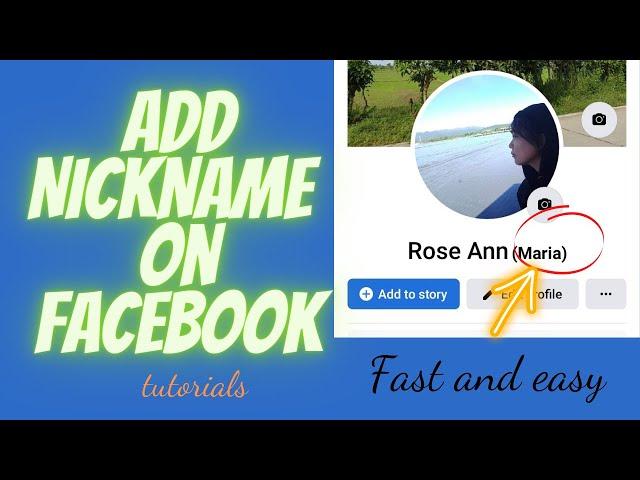 HOW TO ADD NICKNAME ON FACEBOOK 2022 | PAANO MAGLAGAY NG NICKNAME SA FACEBOOK