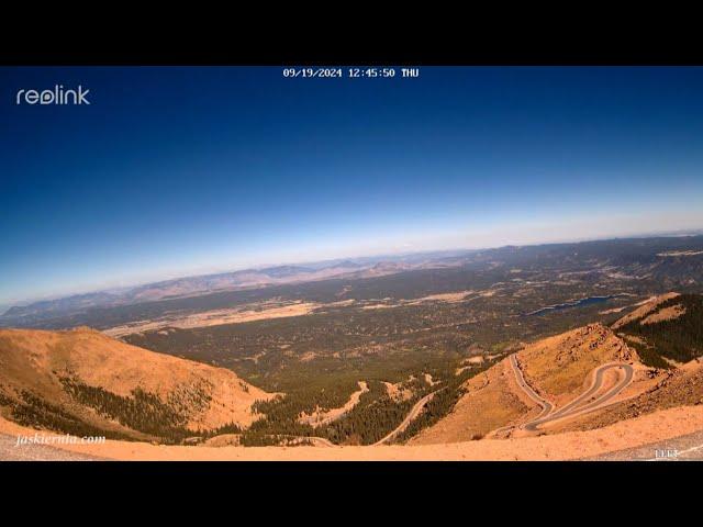 Kalifornia 2024 - 9. Droga ponad chmurami: Pikes Peak, Colorado. Interstate 70. Garden of the Gods.