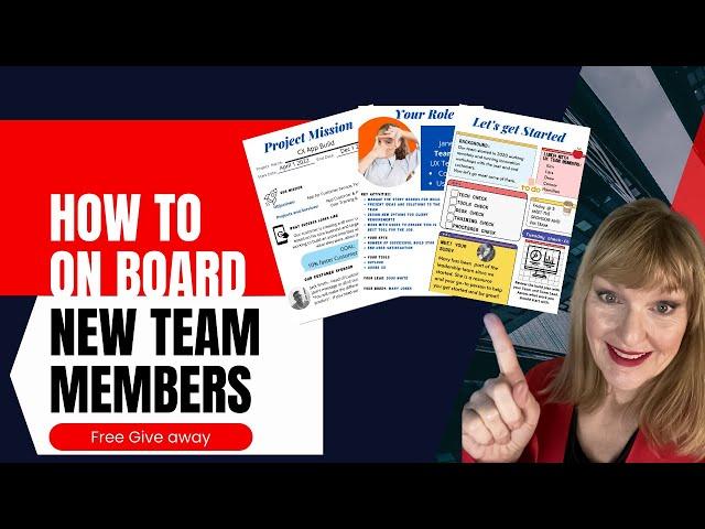 How to OnBoard A Project Team Member | 5 Things to Do Onboarding New Team | ProjectSkillsMentor.com