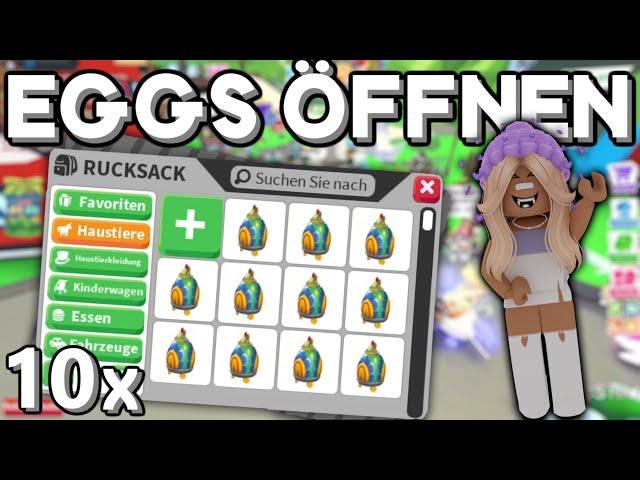 Ich ÖFFNE 10 SÜDOSTASIEN EGGS in Adopt Me! (Deutsch) | RobloxLara