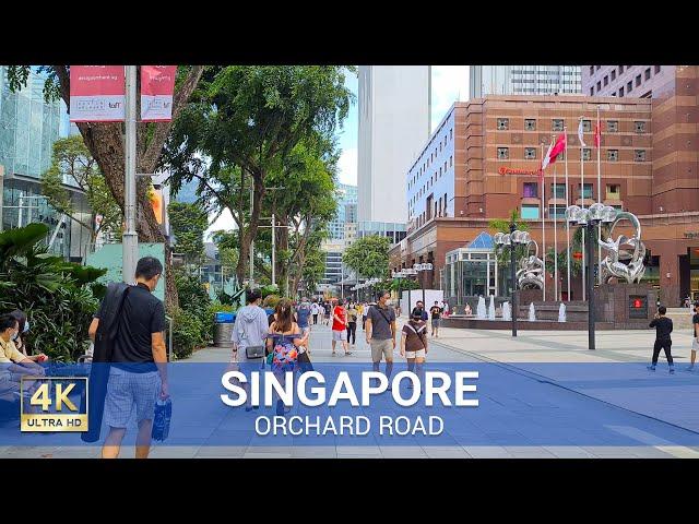 Orchard Road Singapore Walking Tour (4K UHD) -  Travel Guide Video