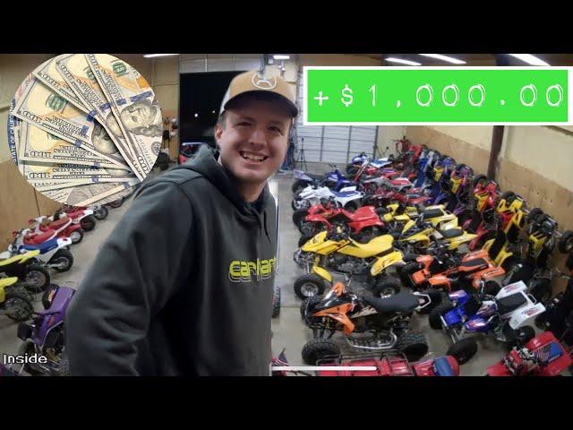 I paid a Subscriber $1,000 to ride my Quads and gave him a Banshee