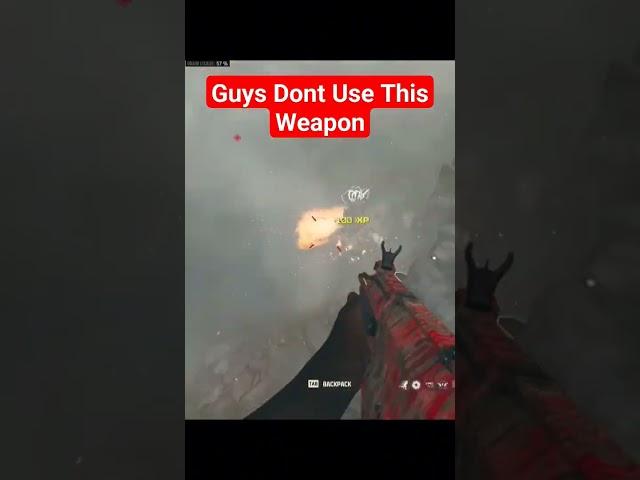 Guys Don't Use This Weapon Warzone 3.0 #shorts #warzone #gamingtech