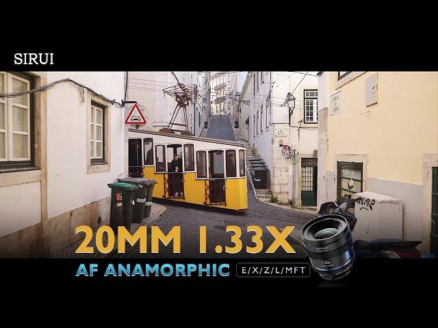 SIRUI 20mm 1.33X AF Anamorphic Lens: Cinematic Quality with Auto Focus! 