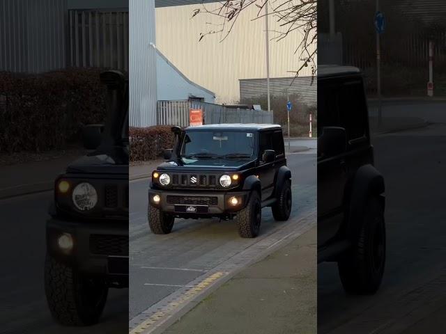 Black Jimny with our Stage 1 Adventure Pack #4x4 #offroad #jimny #gwagon