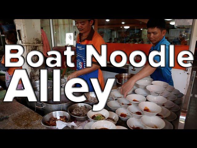 Boat Noodle Alley - Bangkok, Thailand