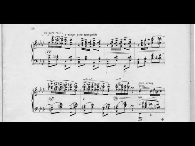 Eduard Schütt | Une larme et un sourire, Op.80