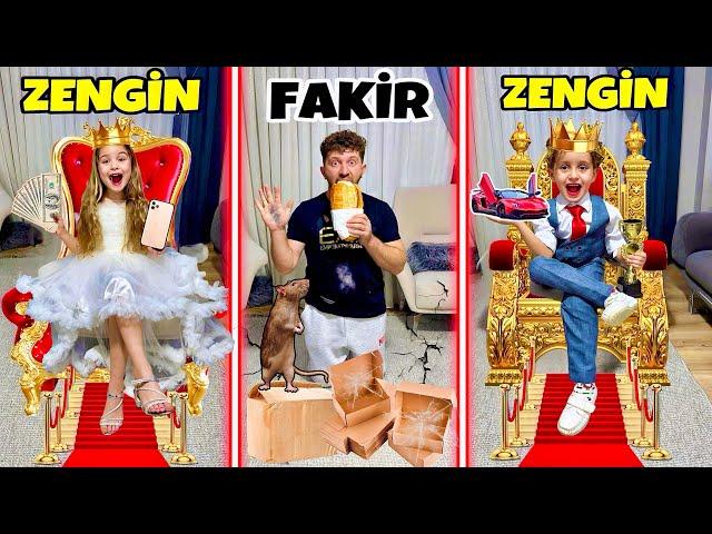 TÜM GÜN ZENGİN FAKİR OLMAK ‼️ KİM ZENGİN KİM FAKİR !! KUZEY ELİF ?!