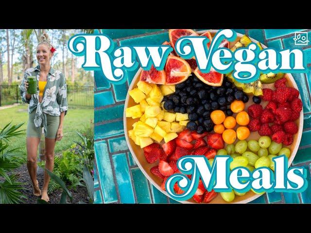  What I Ate Today, Raw Vegan Meals to Reset & Refresh for Spring (3 Easy Recipes)!