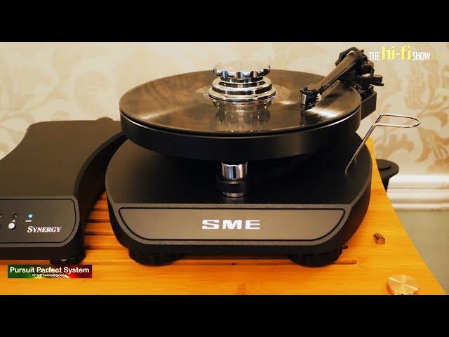 NEW SME Synergy Turntable Boulder YG Acoustics Carmel 2 Siltech Padood @ hi-fi Show Live 2018