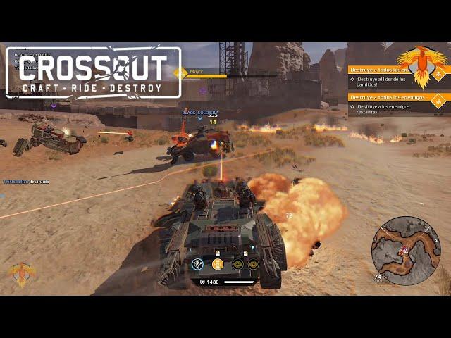 Crossout PvE Multiplayer Gameplay 2021 - PvE Battles 74 - No Commentary