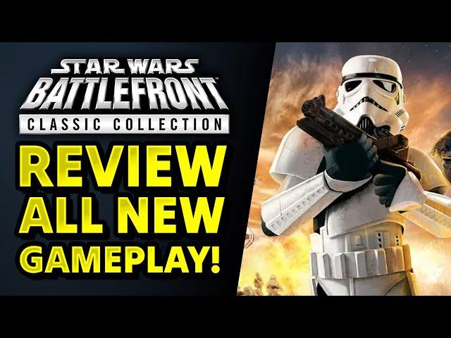 Star Wars Battlefront Classic Collection Review! (Single Player) ALL NEW GAMEPLAY!