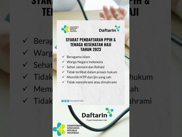 Lowongan Kerja Penerimaan PPIH dan Tenaga Kesehatan Haji Tahun 2023