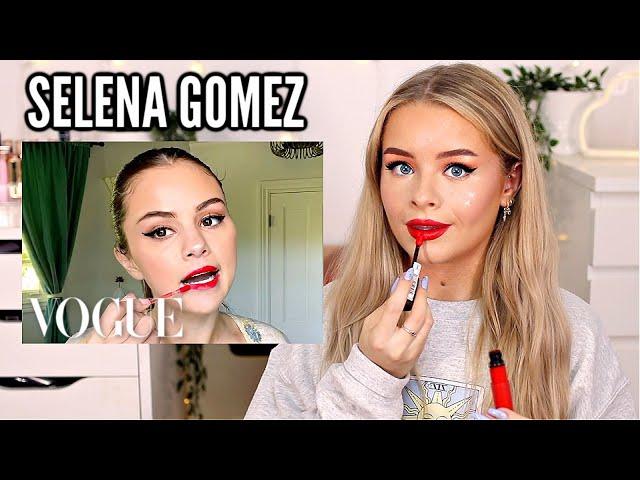 I FOLLOWED SELENA GOMEZ'S MAKEUP ROUTINE ON VOGUE