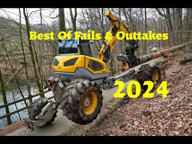 *FAIL & OUTTAKES* BEST OF 2024 • by Forestmachine Impressions • Drones • Cameras • Machines